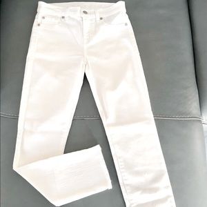 Seven For All Mankind White Jeans